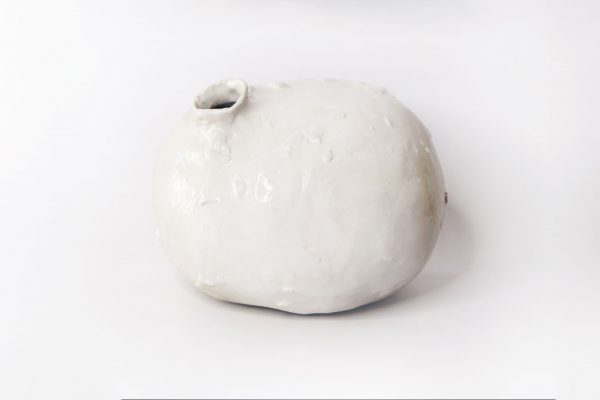 Handbuild ceramic vase round