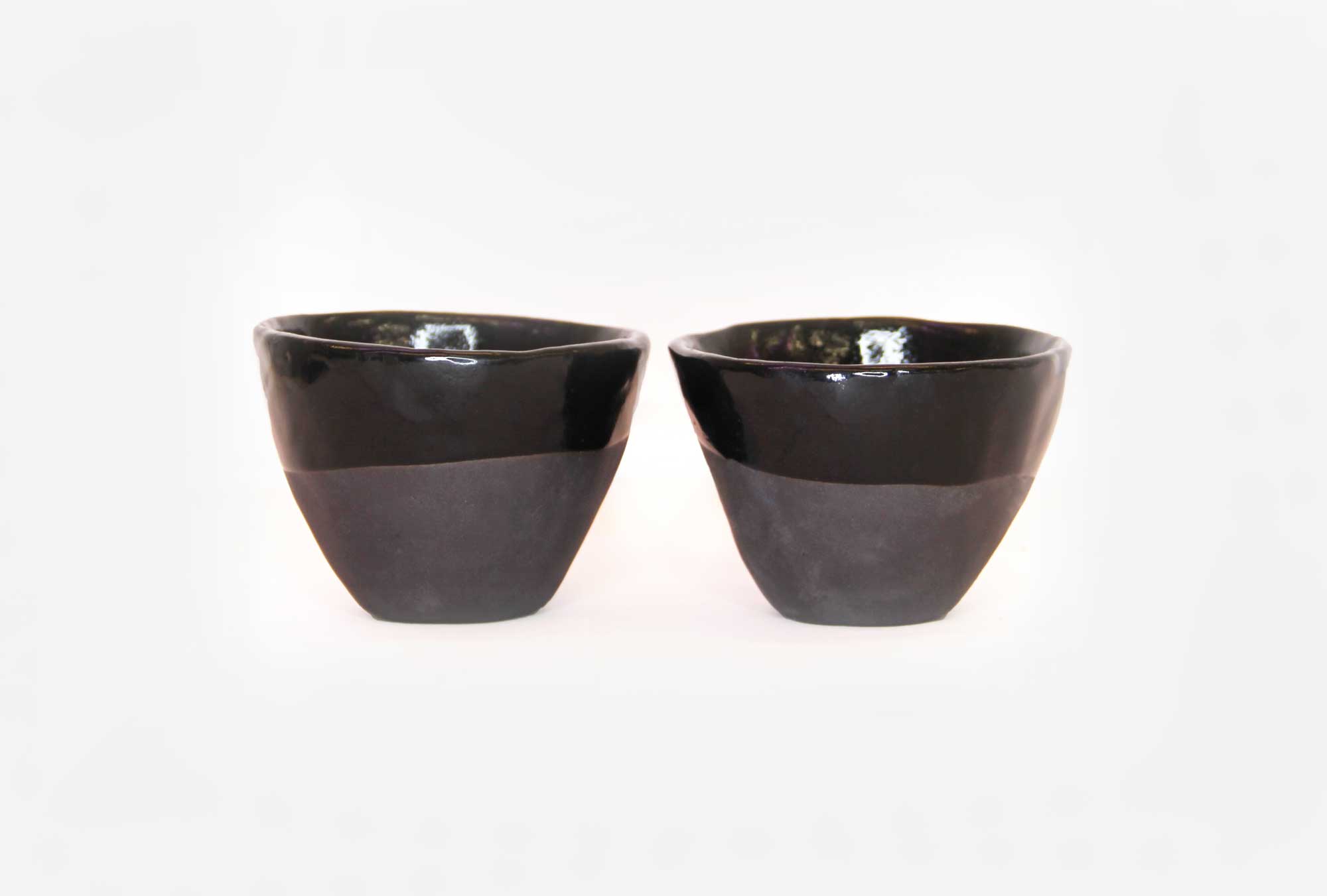 Handmade cups - midnight cup set